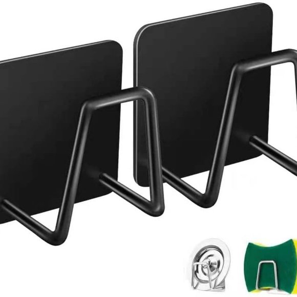 "Stainless Steel Sponge Holders for Kitchen Sink, Strong Adhesive Small Sponge - Picture 8 of 14